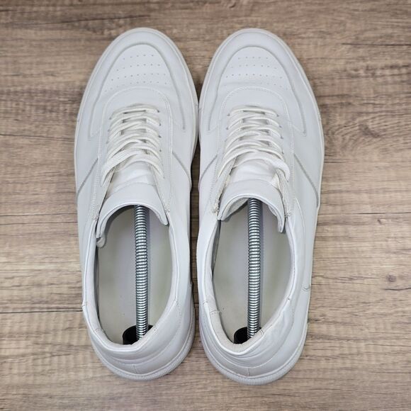 Beckett Simonon Garcia Men's Size 13 White Leather Sneakers (MSRP $179) - Picture 6 of 10
